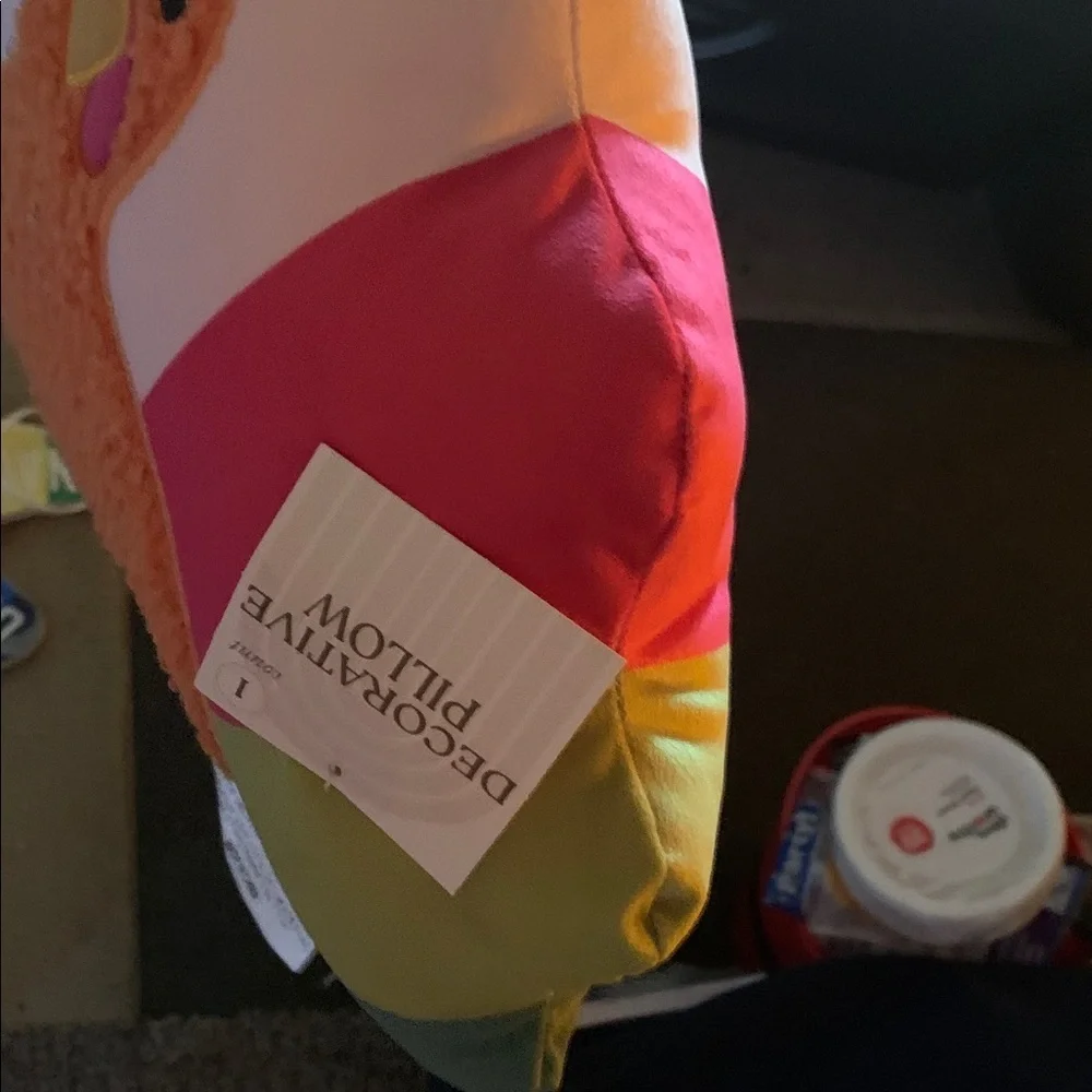 Colorful Turkey Shaped Pillow